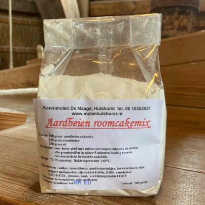 Aardbeien roomcakemix 500 gram